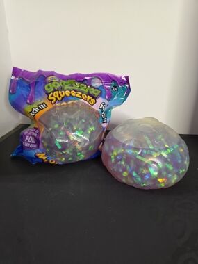 Goozoona Squeezers Iridescent Purple Sensory Ball by